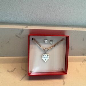 Guess necklace and earrings Macys NWT